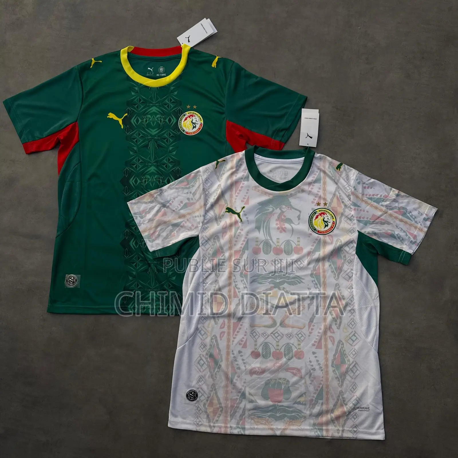Maillot Sénégal Authentique De Football Qualité Toile