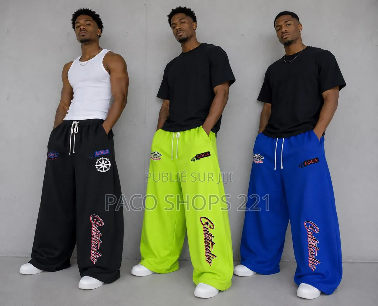 Pantalon Jogging Bas Large