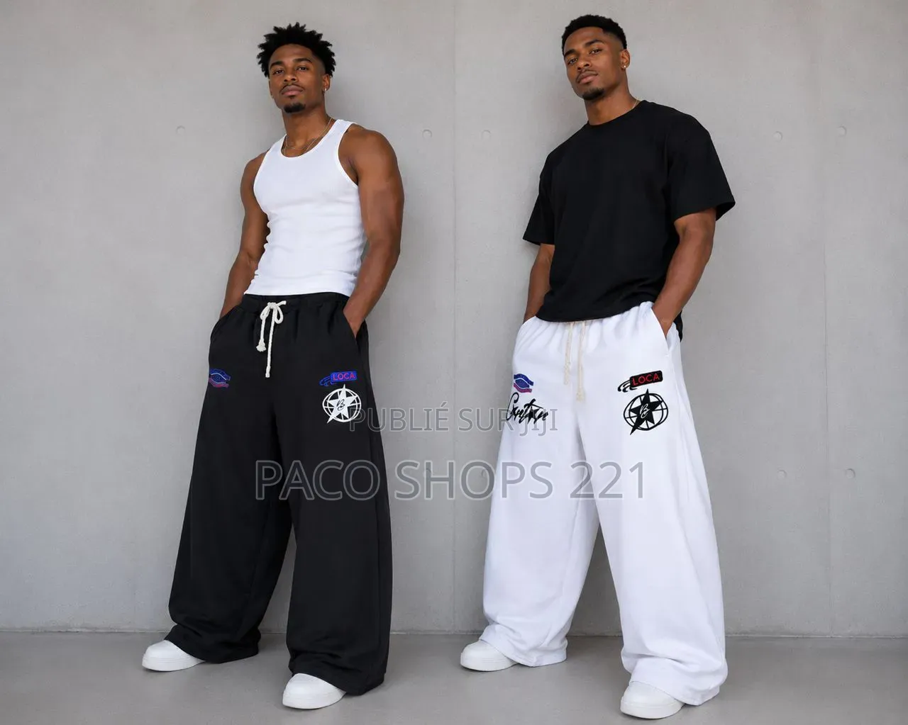 Pantalon Jogging Bas Large