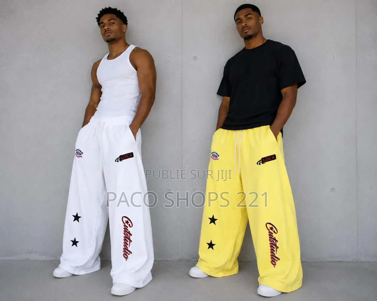 Pantalon Jogging Bas Large