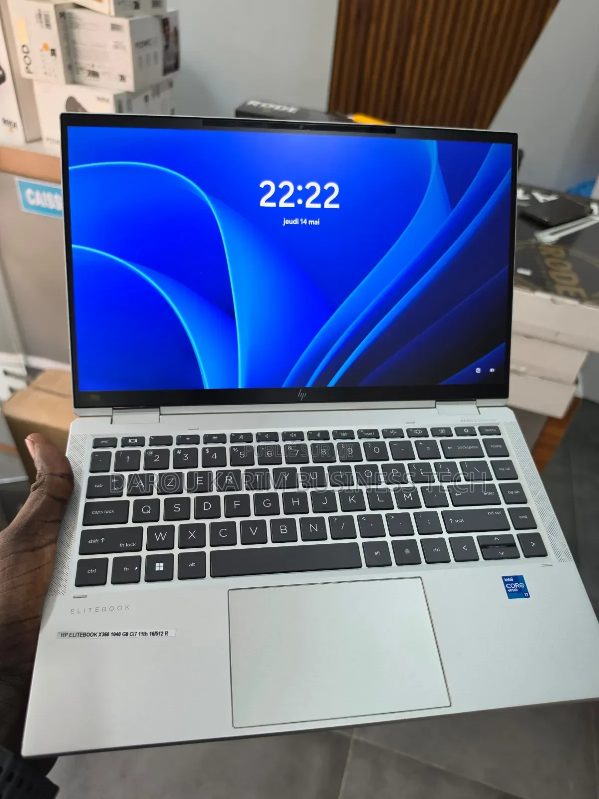Nouveau HP EliteBook 1040 G8 16GB Intel Core i7 SSD 512GB