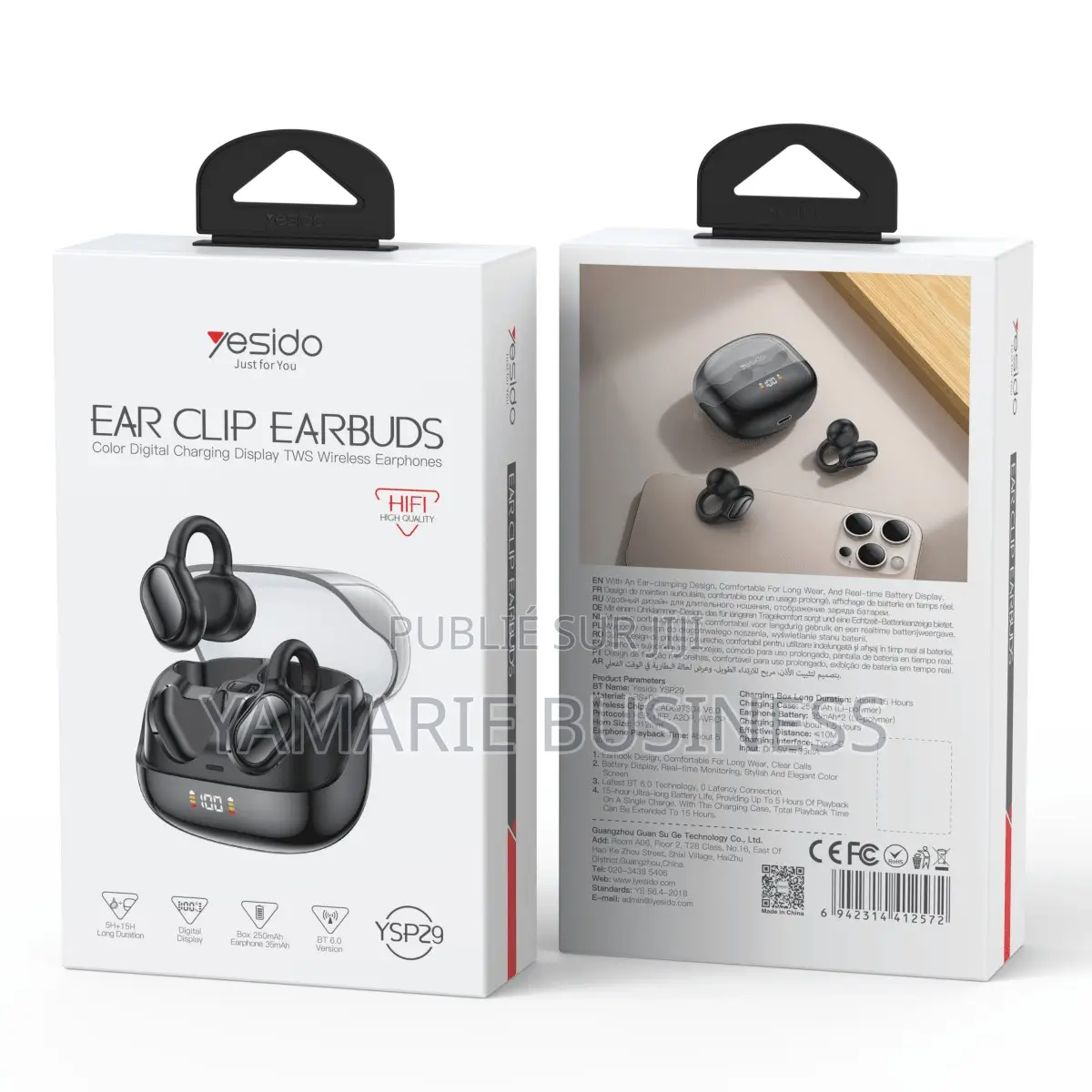 Écouteur Bluetooth Yesido