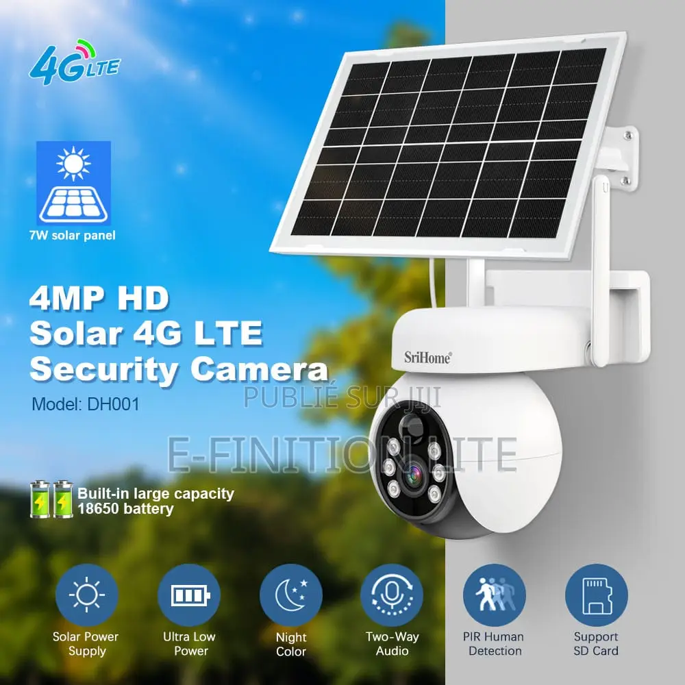 Promotion Tabaski : Caméra De Surveillance Solaire