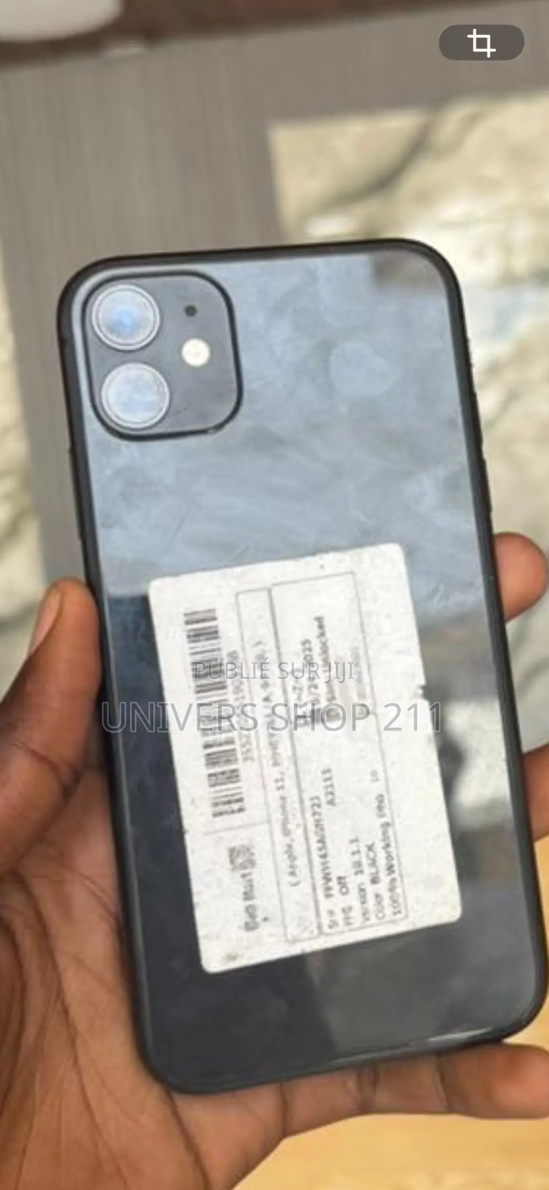 Apple iPhone 11 64 GB Noir