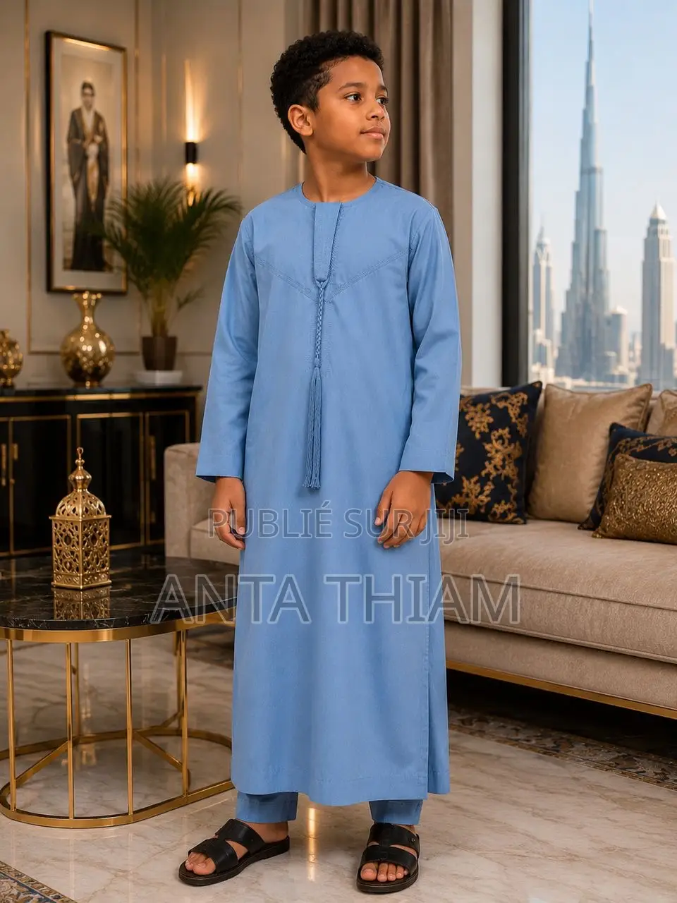 Abaya Émirat Pour Enfants