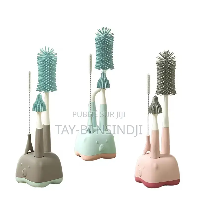 Kit De Nettoyage Pour Biberons, Ensemble De Brosse en Silicone