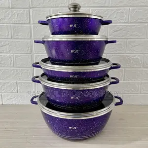 Ensemble De Cuisine Antiadhésif Ménager 10 Pièces