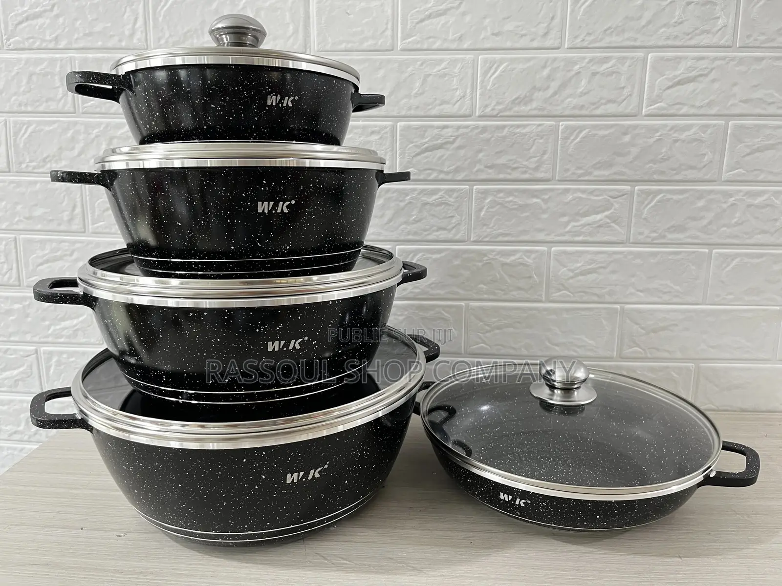Ensemble De Cuisine Antiadhésif Ménager 10 Pièces