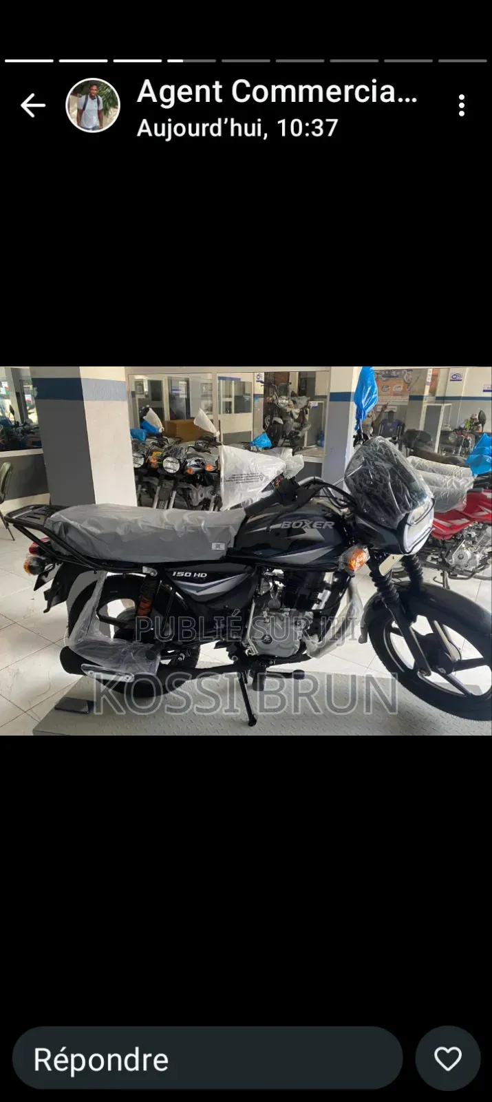 Nouveau Haojue CD125 2025 Noir