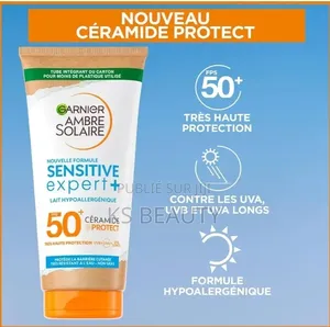 Garnier Crème Solaire Sensitive Expert + Protecteur FPS 50+ : 175ml