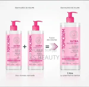 Topicrem Ultra-Hydratant - Gel Douche - Peaux Sensibles Et Sèches, 1l