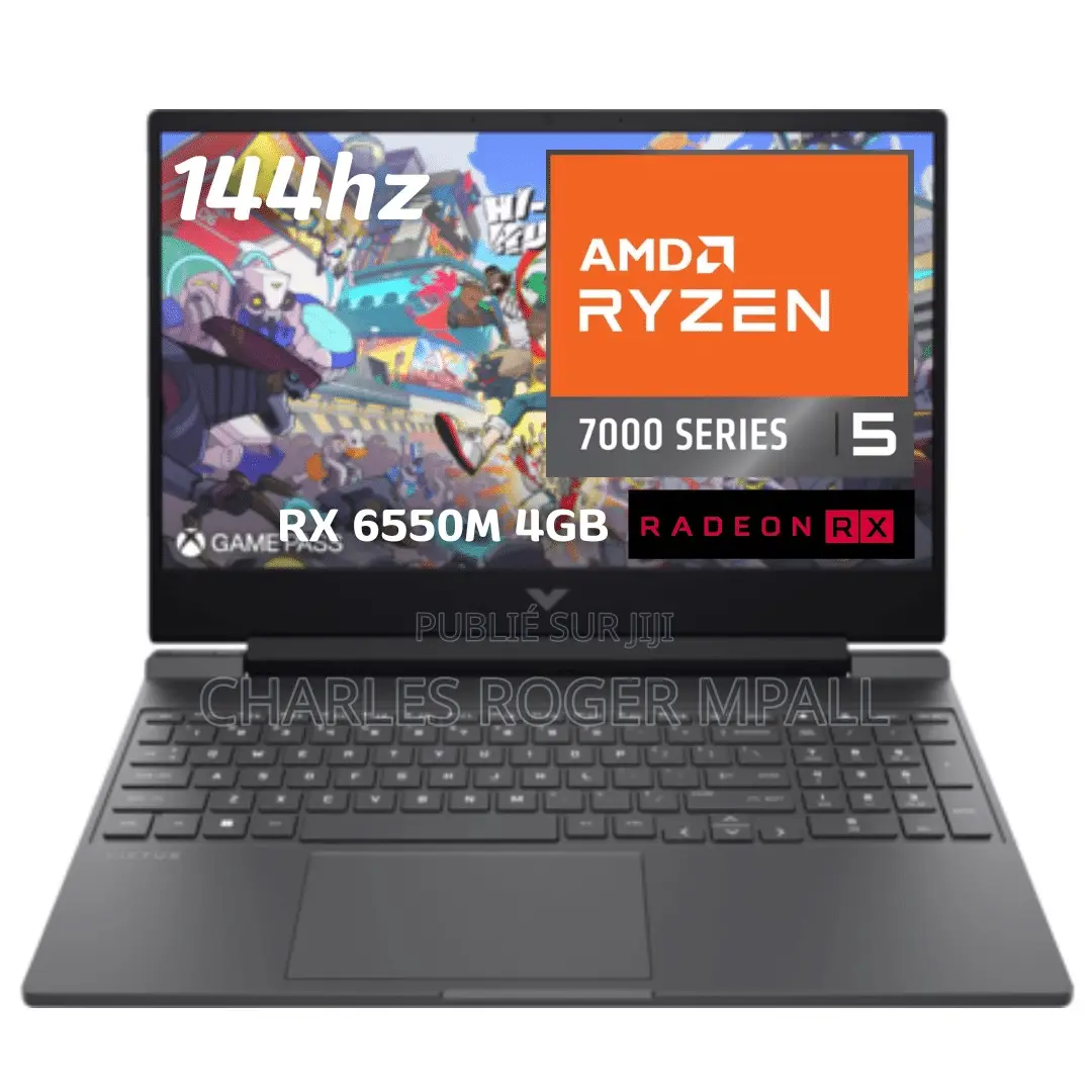 Nouveau Ordinateur portable HP Victus 15 16GB AMD Ryzen 5 SSD 512GB