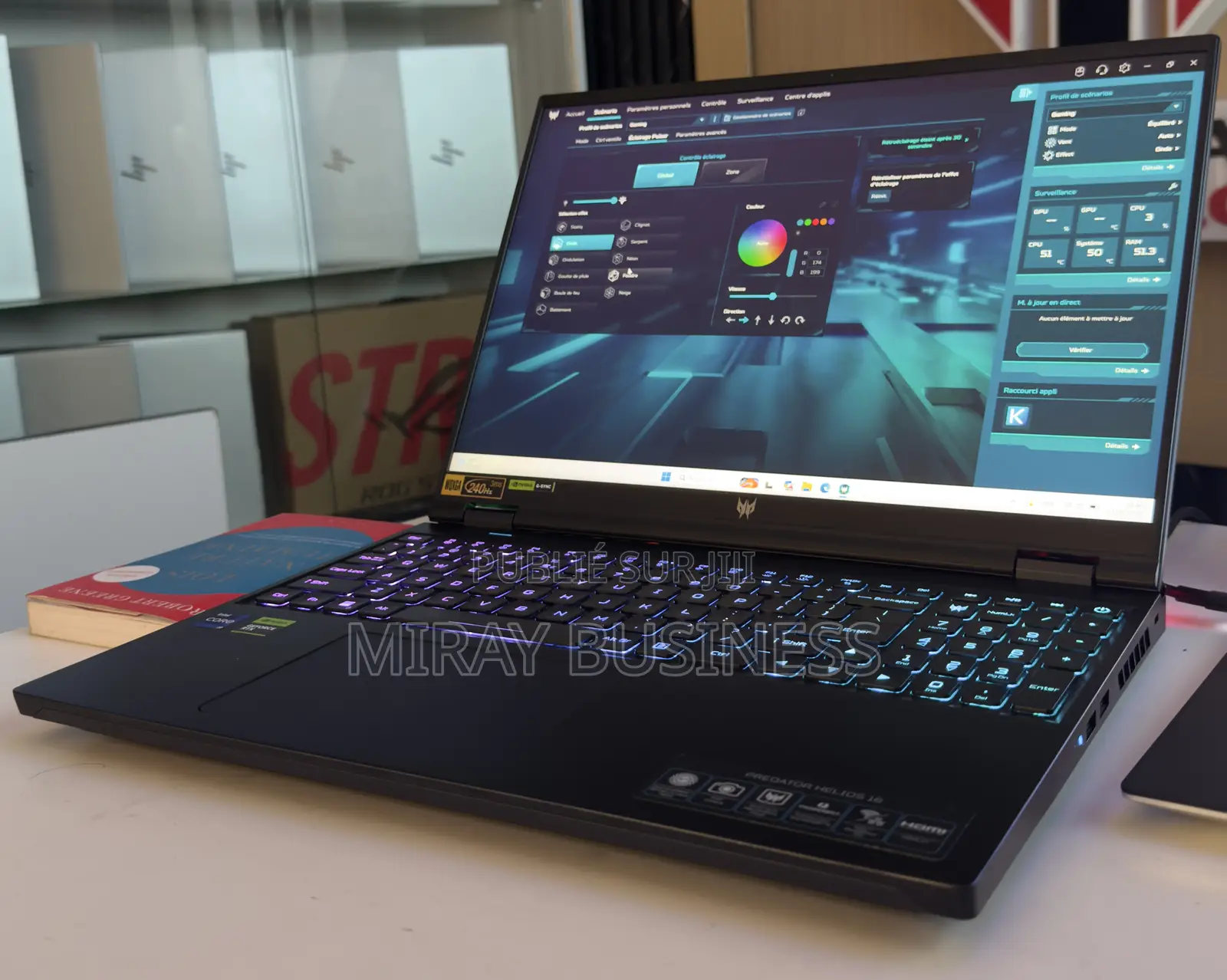 Ordinateur portable Acer Nitro 5 16GB Intel Core i9 SSD 1T