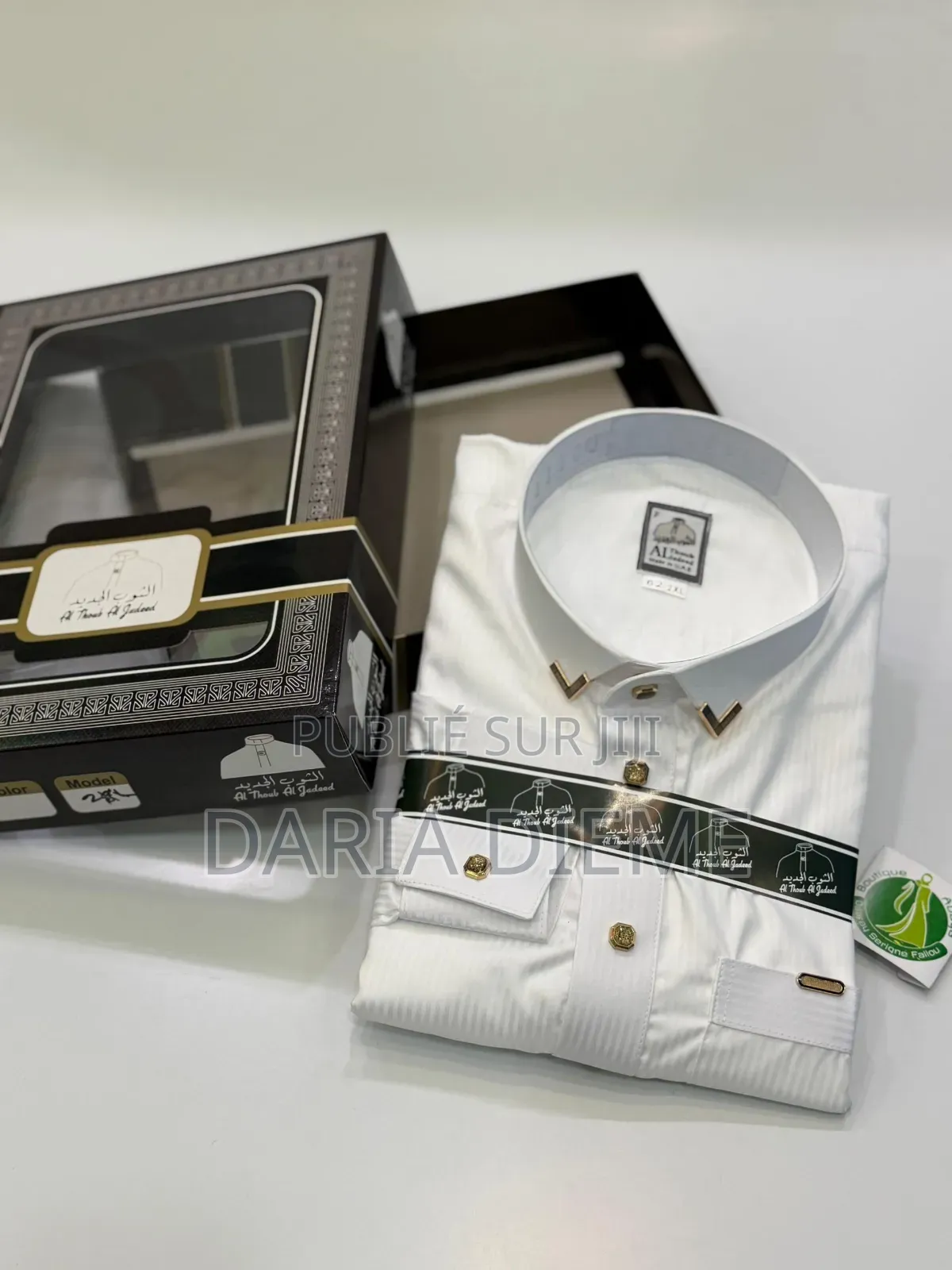 Chemise El Hadji Coton Manchette Original Sans Pantalon