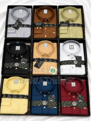 Chemise El Hadji Coton Manchette Original Sans Pantalon