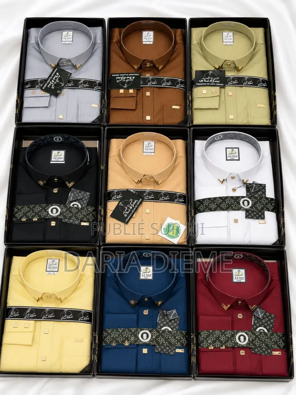 Chemise El Hadji Coton Manchette Original Sans Pantalon