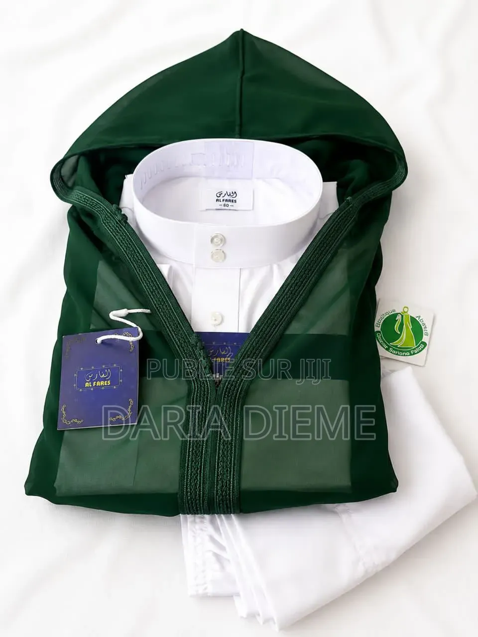 Djalaba Transparent + Chemise Avec Pantalon