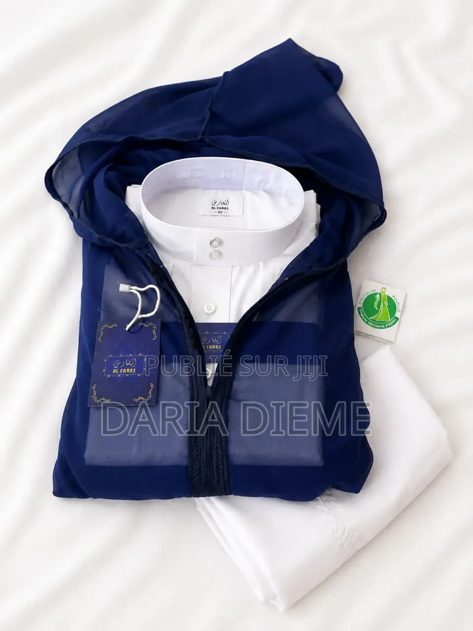 Djalaba Transparent + Chemise Avec Pantalon