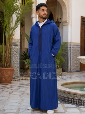 Djalaba Laza Rayure Sans Pantalon