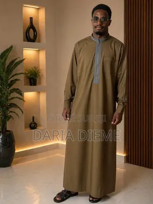 Chemise El Hadj Daffah Coton Avec Pantalon