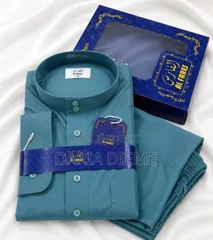Chemise El Hadj Col Mao Al Fares Couleur