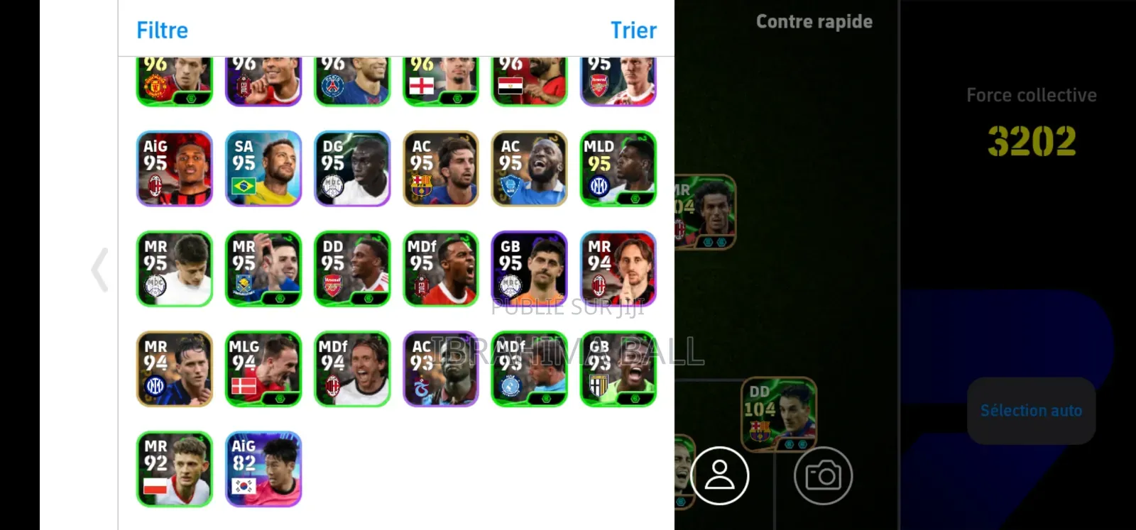 En Vente Compte E-Football