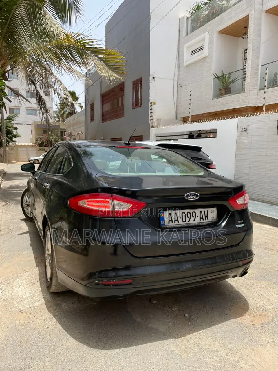 Ford Fusion S 2013 Noir