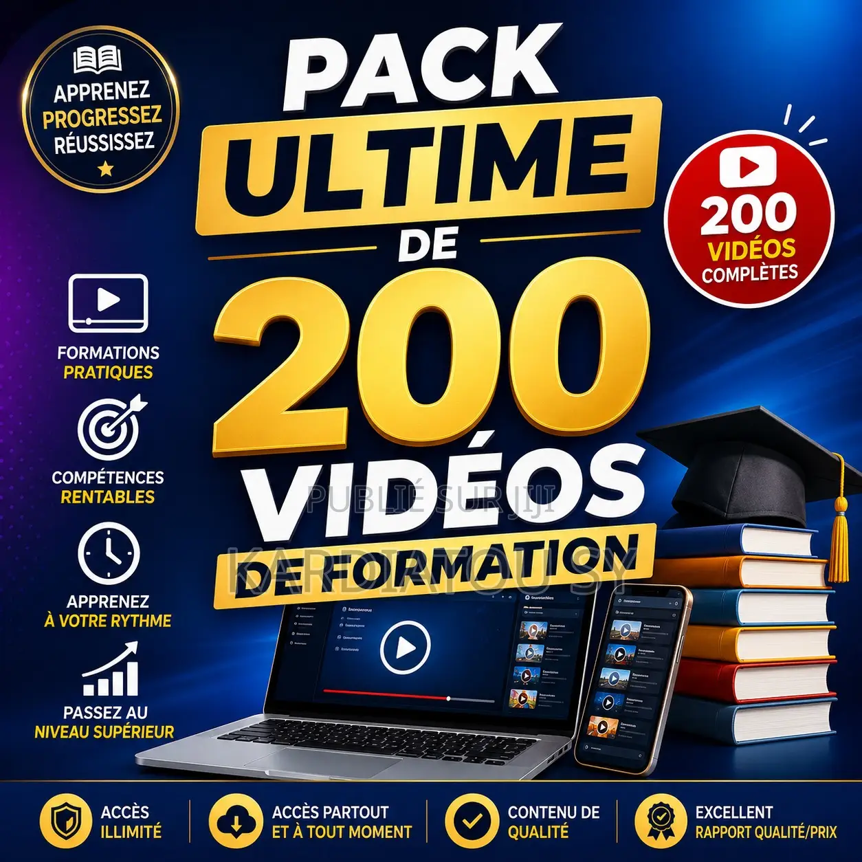 Pack Ultime De 200 Vidéos De Formation