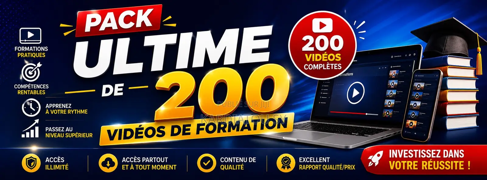 Pack Ultime De 200 Vidéos De Formation