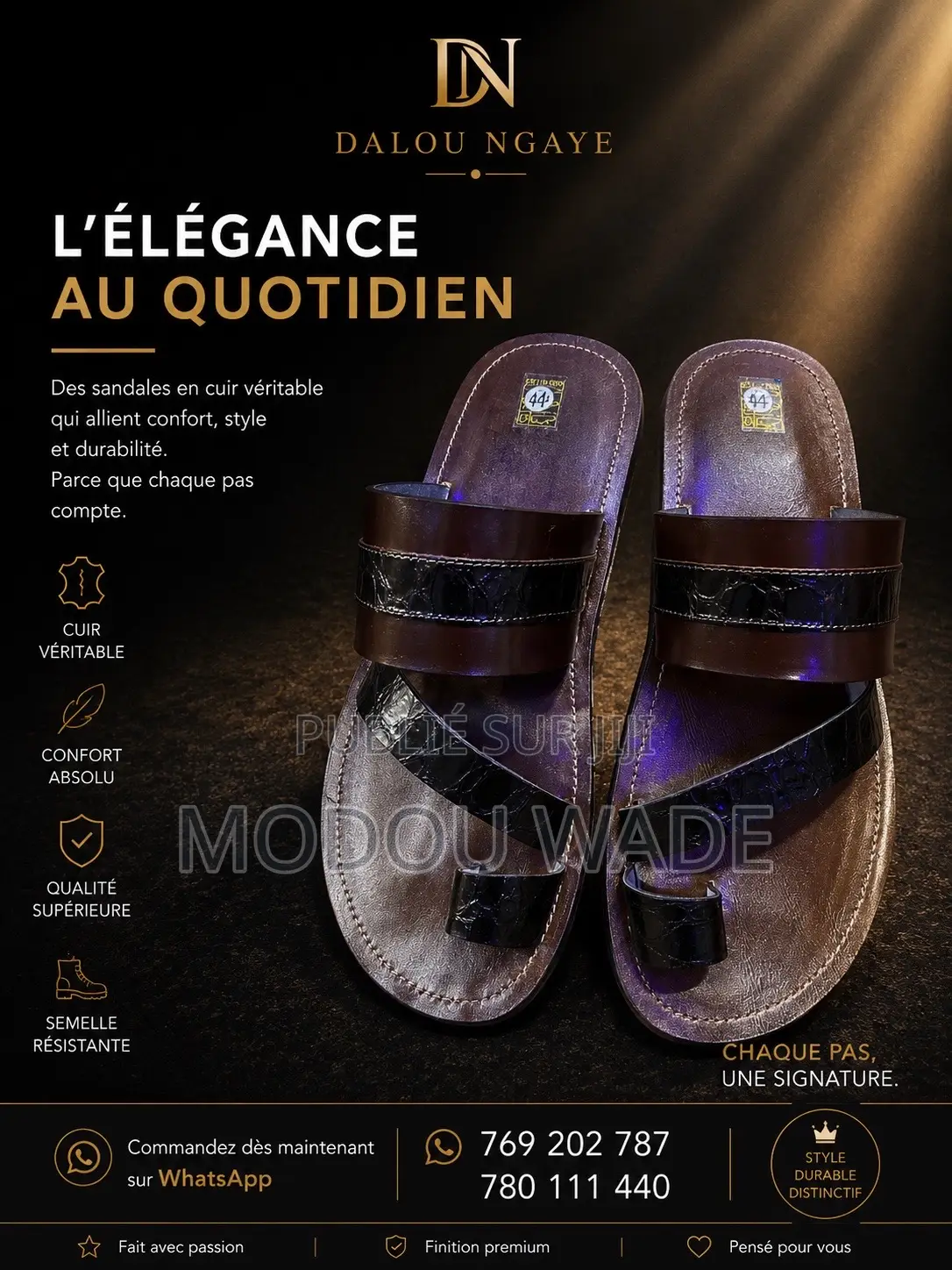 Chaussures % Cuir Homme Et Femme Très Stylées