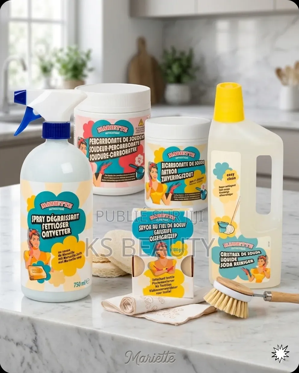 Lot De Produits Nettoyant Maison Mariette