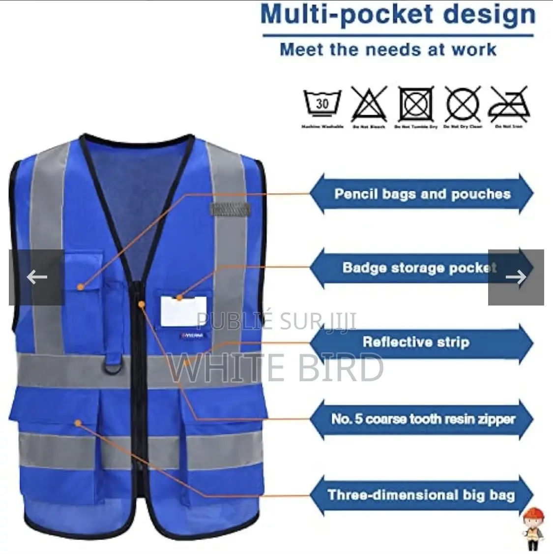 Gilet De Sécurité Haute Visibilité
