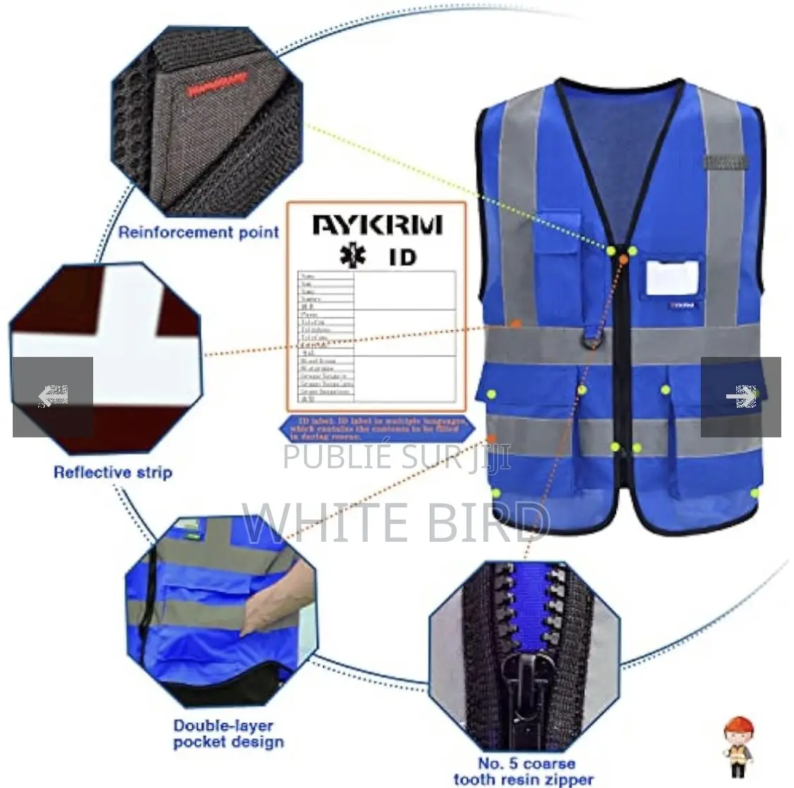 Gilet De Sécurité Haute Visibilité