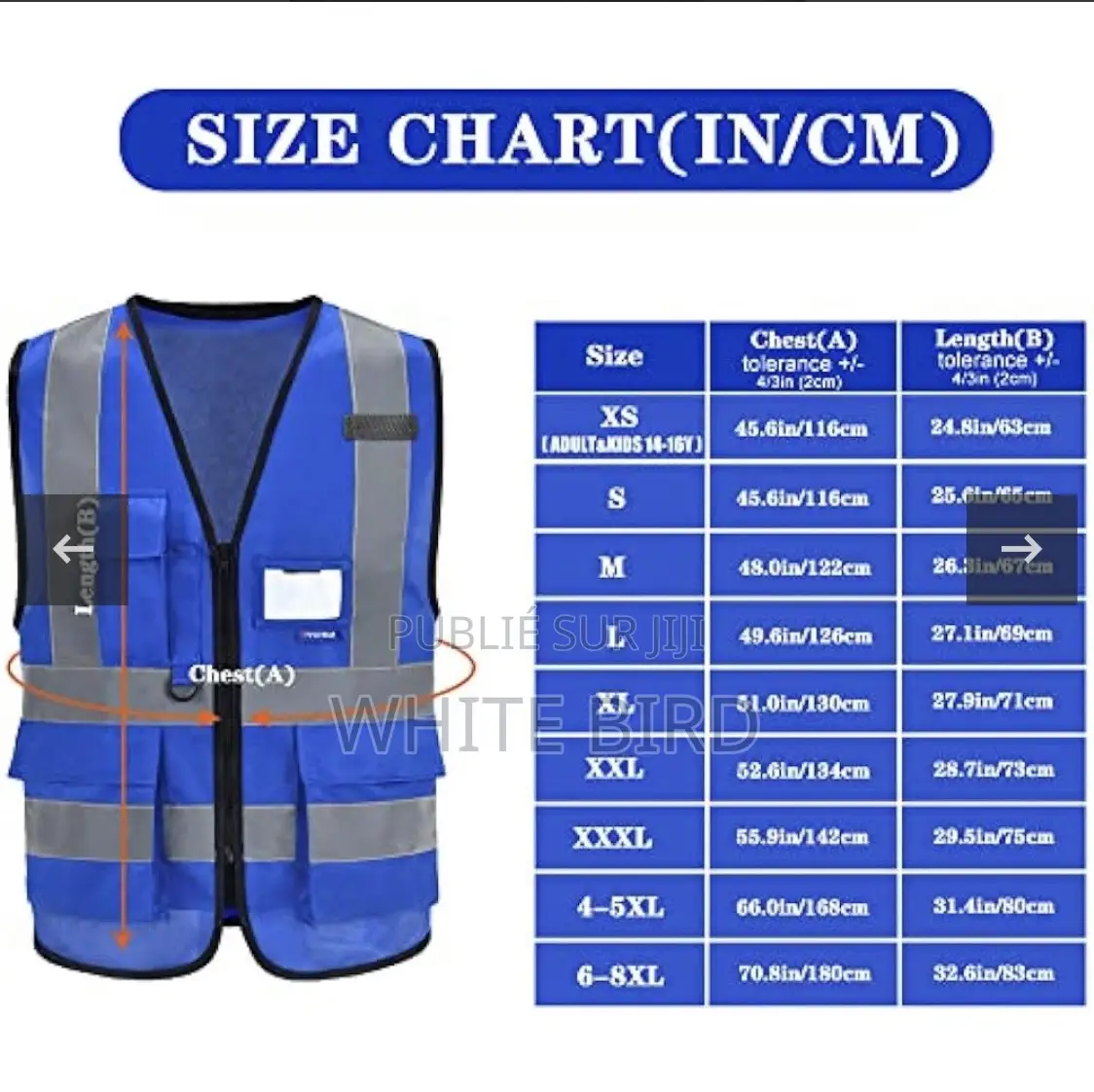 Gilet De Sécurité Haute Visibilité