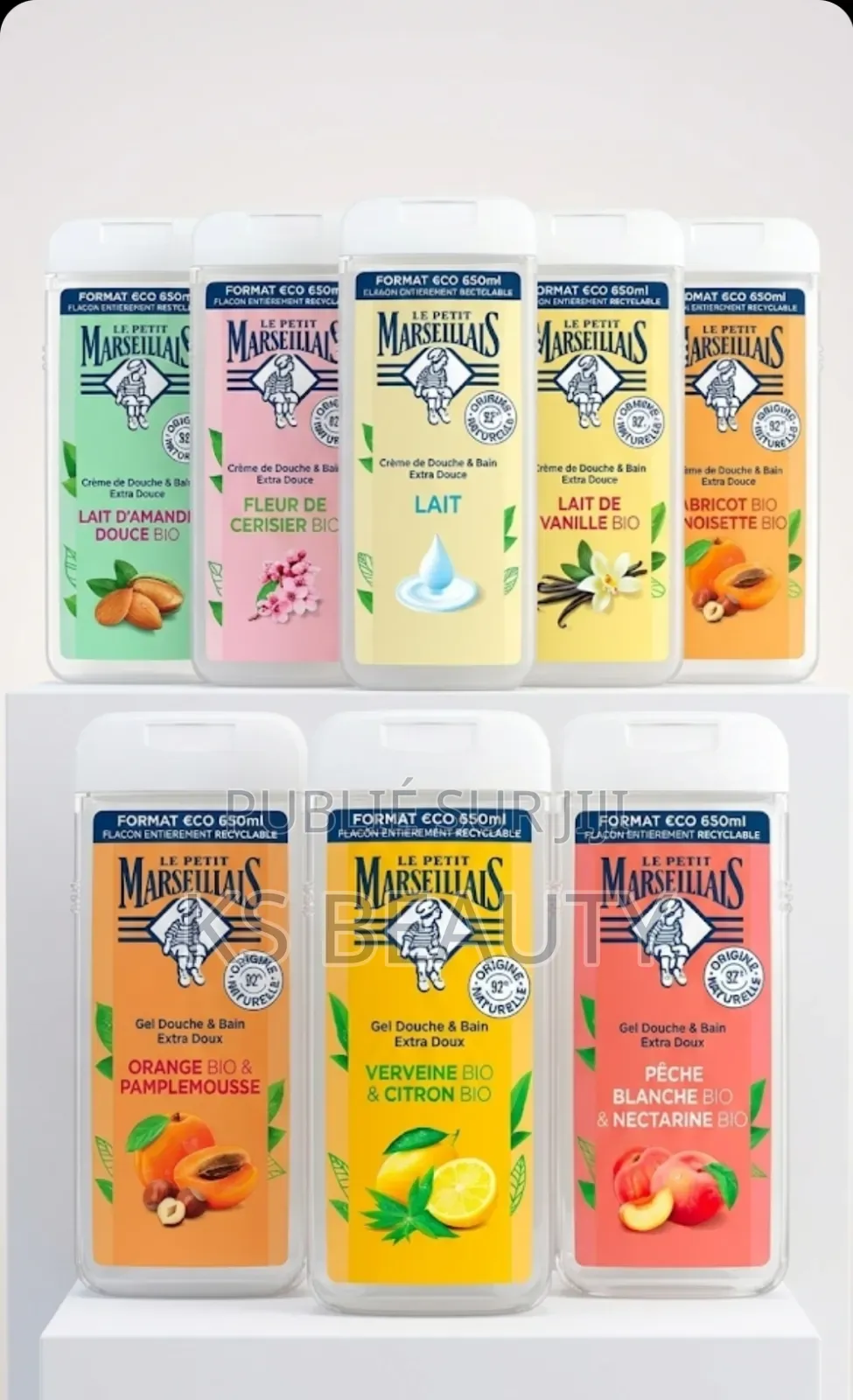 Le Petit Marseillais Gel Douche 650ml Plusieurs Modèles