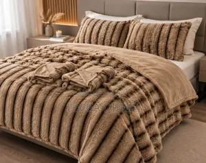 Drap Couette Fourrure 3 Pièces