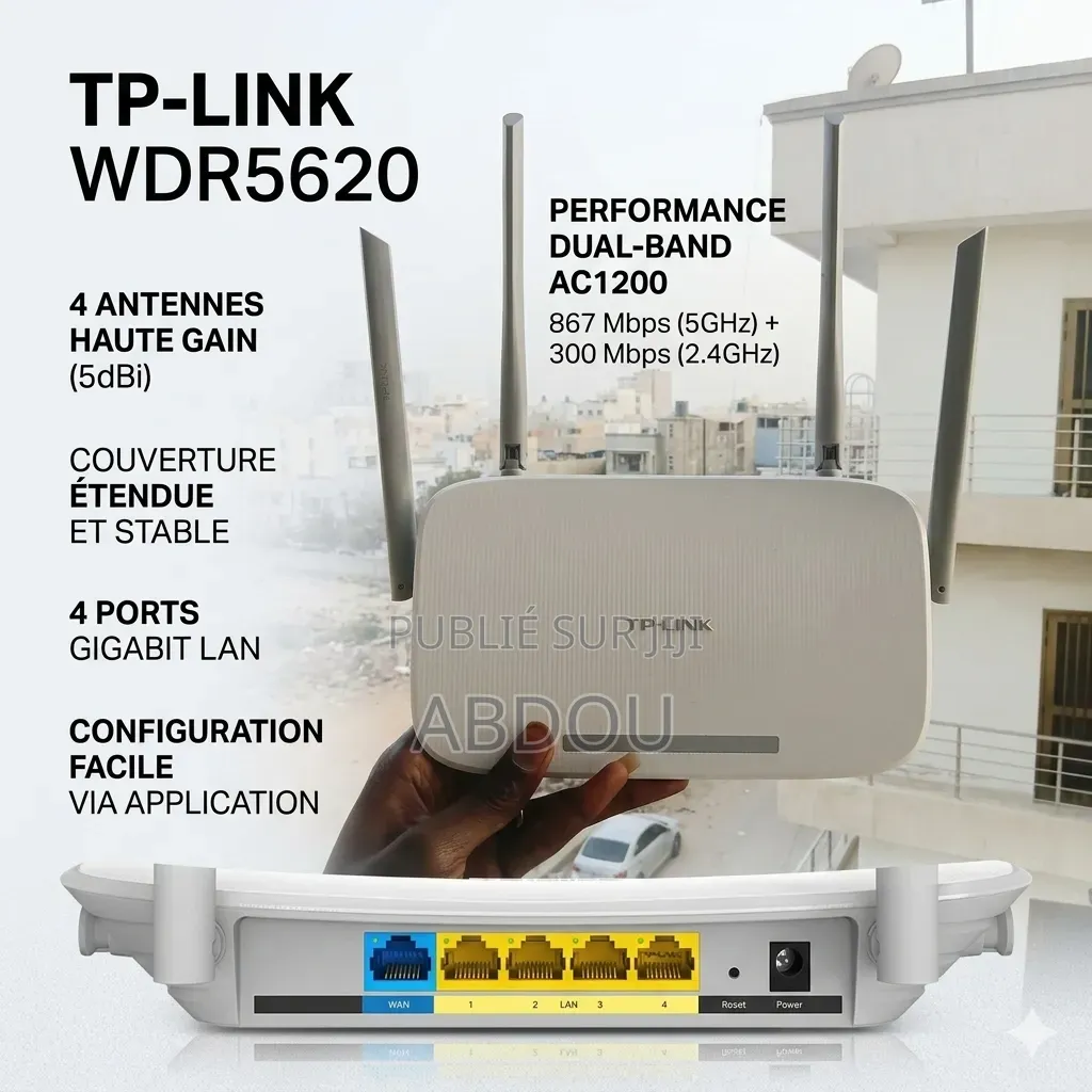 Roouteur Acces Point Wifi Tp Link Ac1200