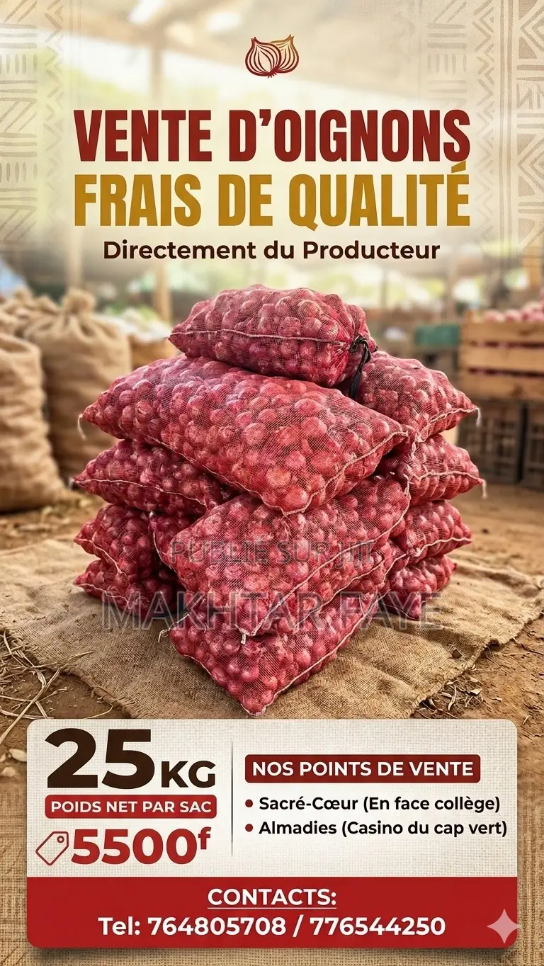 Sacs Oignons 25kg