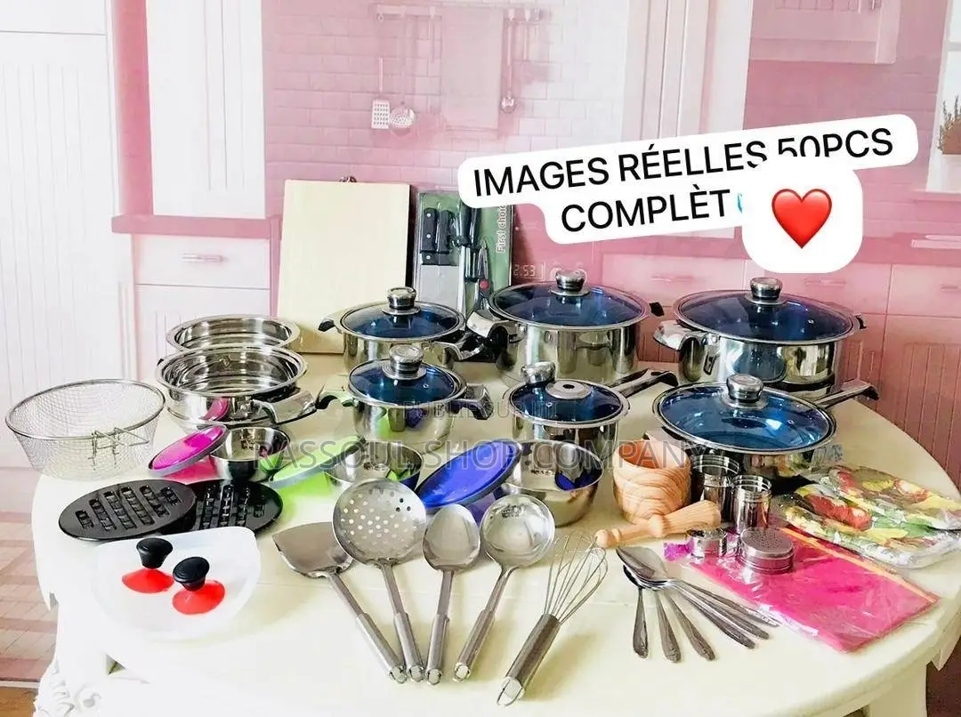 Bactérie Cuisine 58 Pièces Lourd Prix:36000f