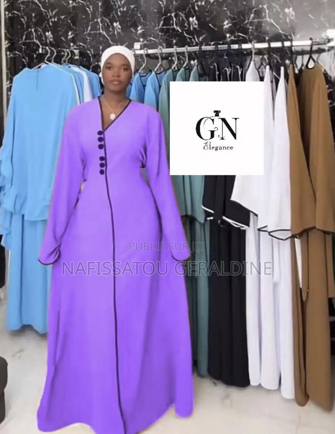 Boubou Femme Élégant À Dakar | Mode Chic Gnelegance