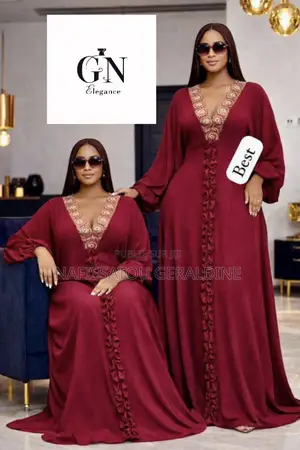 Boubou Femme Élégant À Dakar | Mode Chic Gnelegance