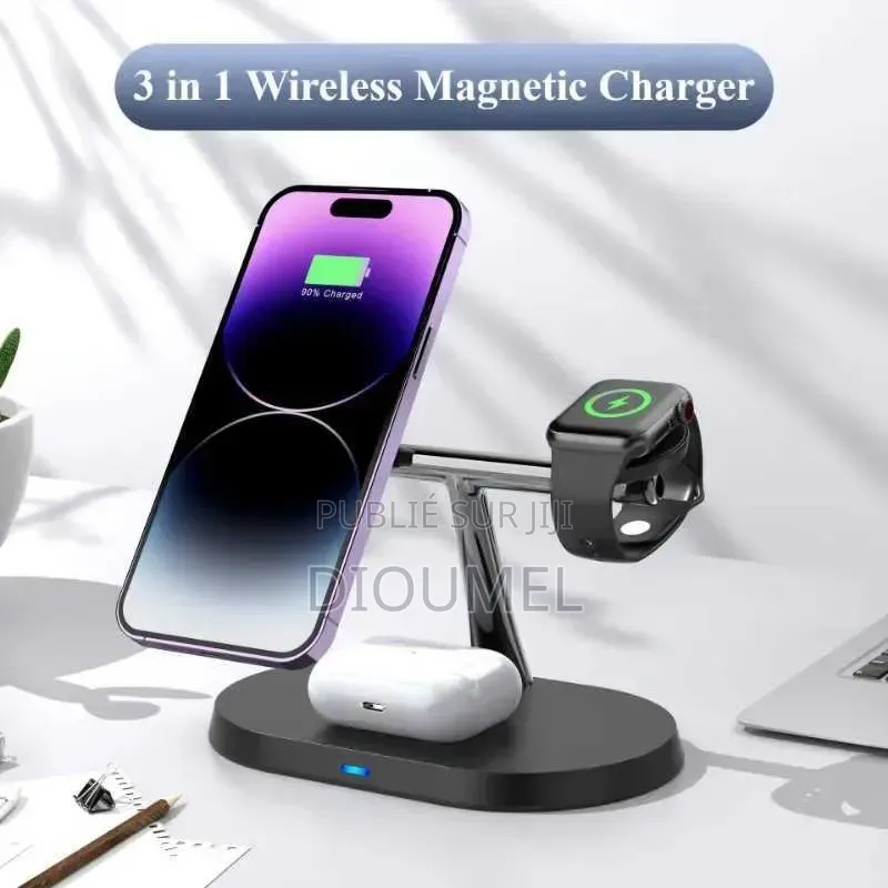 Chargeur Magnétique 3in1