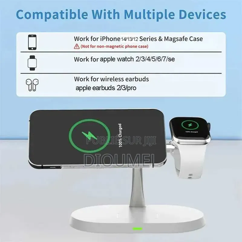 Chargeur Magnétique 3in1