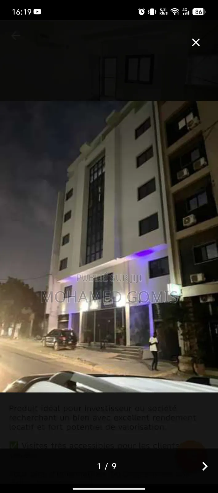 12chbre Appartement-terrasse dans Mermoz à Vendre