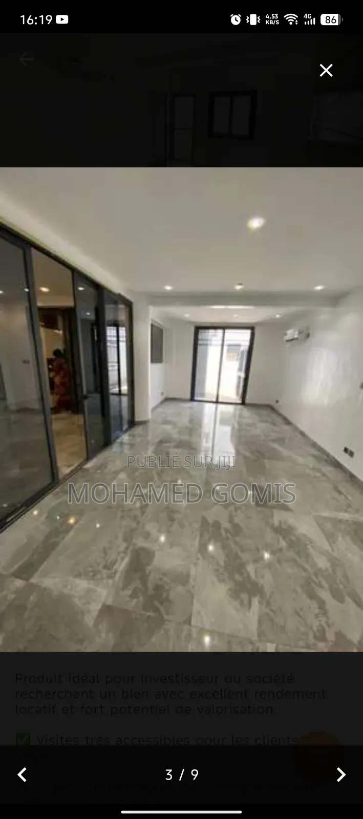 12chbre Appartement-terrasse dans Mermoz à Vendre