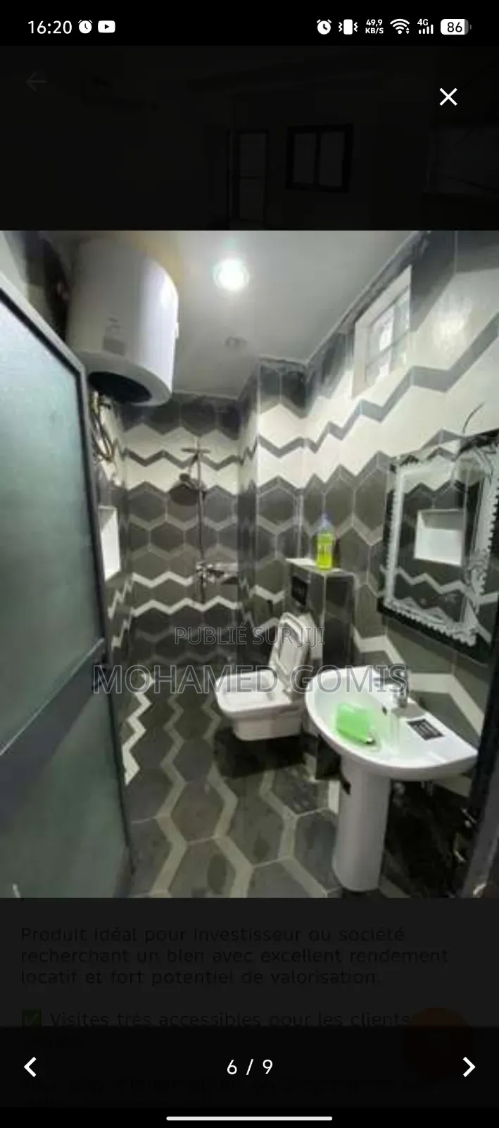 12chbre Appartement-terrasse dans Mermoz à Vendre