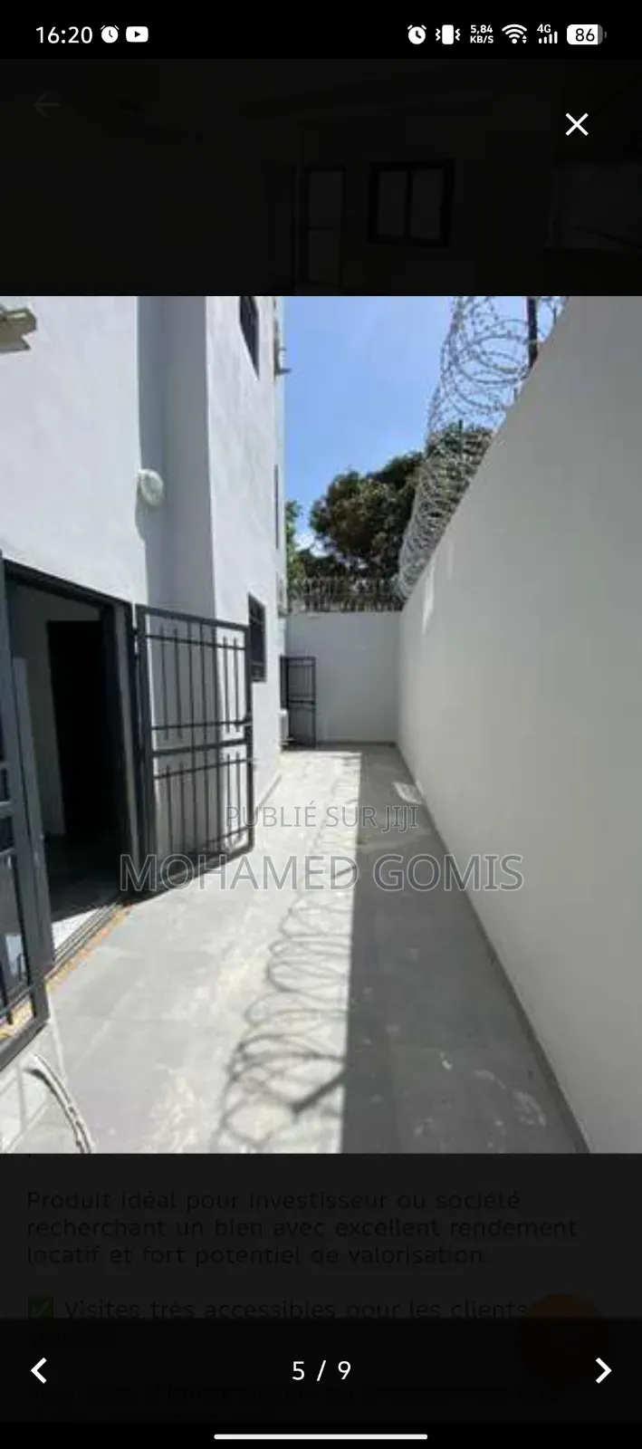 12chbre Appartement-terrasse dans Mermoz à Vendre