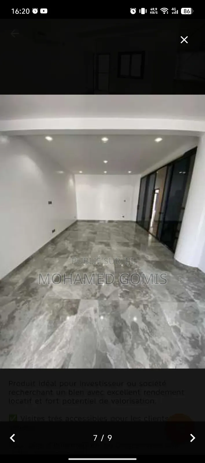 12chbre Appartement-terrasse dans Mermoz à Vendre