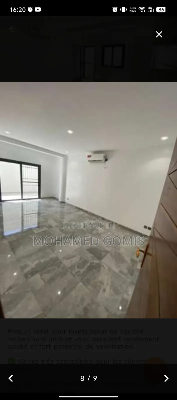 12chbre Appartement-terrasse dans Mermoz à Vendre