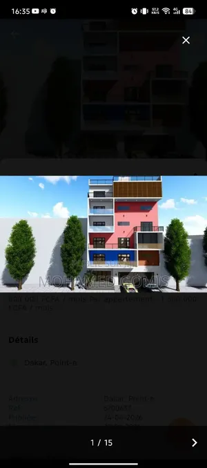 6chbre Appartement-terrasse dans Point E à Vendre